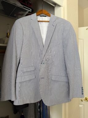 Paisley & Gray Dover Notch Seersucker Jacket-SLIM